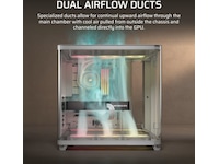 Corsair AIR 5400 RS-R ARGB Triple Chamber Mid Tower (hvit) -B-Grade Demo annet i datautstyr
