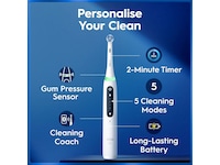 Oral-B iO5 elektrisk tannbørste (hvit) -B-Grade Demo trening & velvære