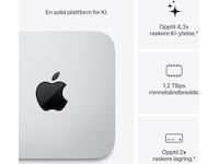Mac Studio M5 Ultra (2026) 1TB Stasjonær PC