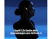 Apple AirPods 5 med trådløst ladeetui (hvit) Ørepropper