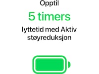 Apple AirPods 5 med trådløst ladeetui (hvit) Ørepropper