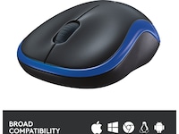 Logitech M185 Trådløs Mus Blå Mus