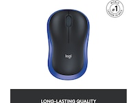 Logitech M185 Trådløs Mus Blå Mus