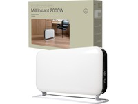 Mill Instant gulvovn 2000W Mec (hvit) Frittstående varmeovner