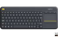 Logitech K400 Plus Trådløs Tastatur Grå Tastatur