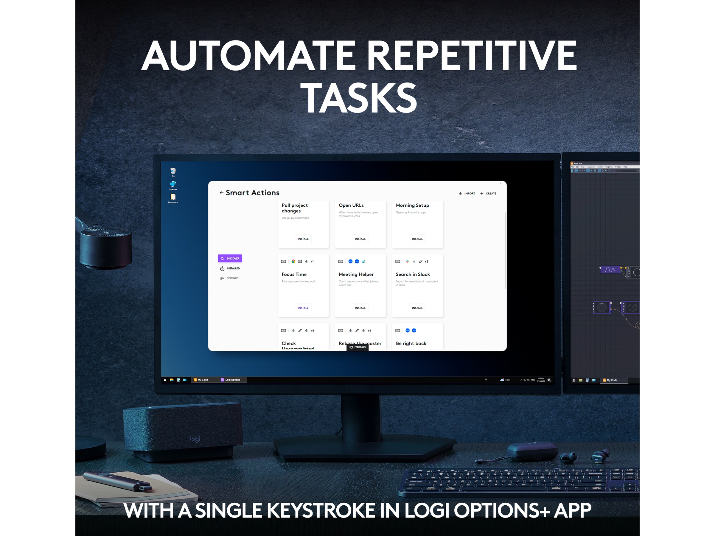 Logitech MX Keys S Trådløst Tastatur (graphite) Tastatur