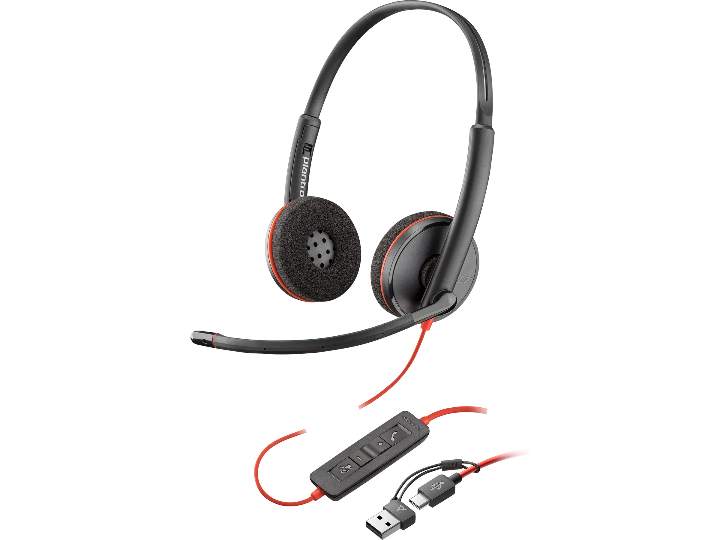 Poly Blackwire MS 3320 USB-C Headset Kablede hodesett