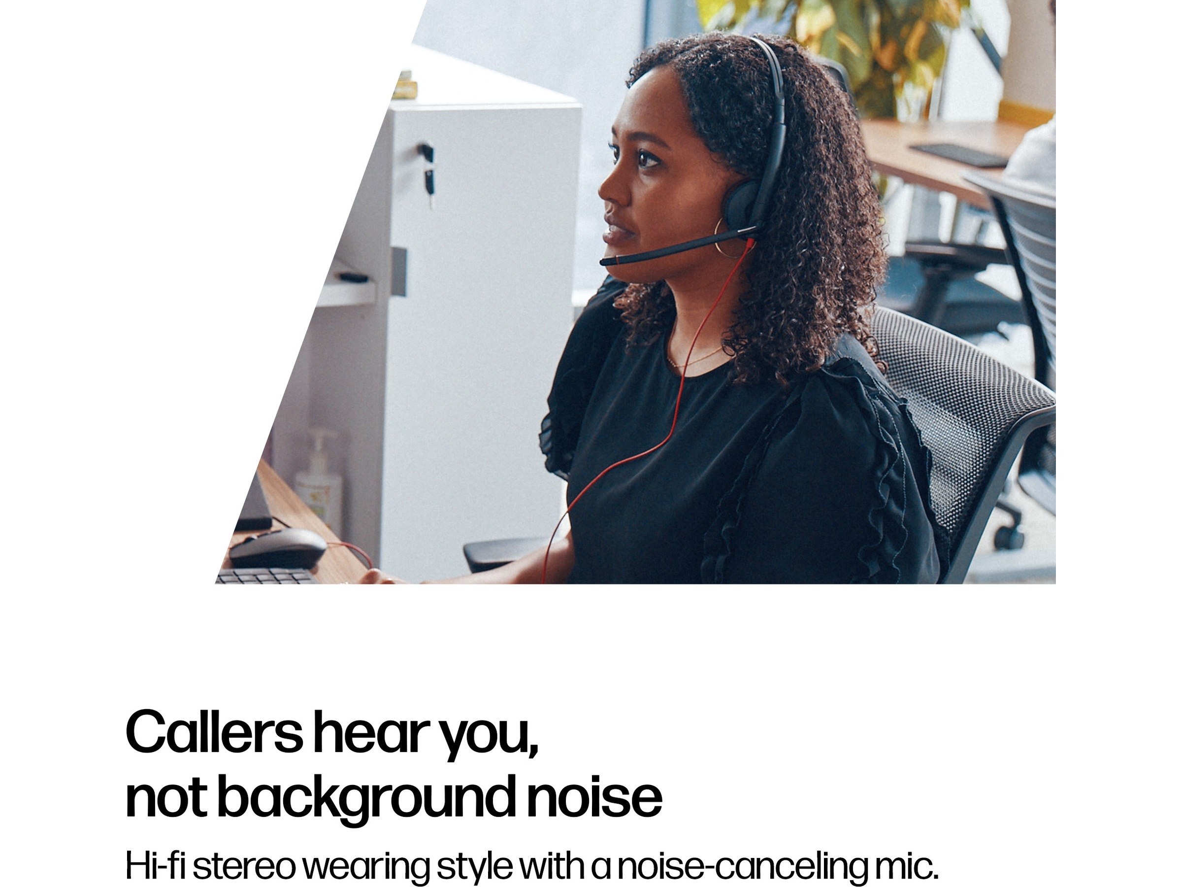 Poly Blackwire MS 3320 USB-C Headset Kablede hodesett