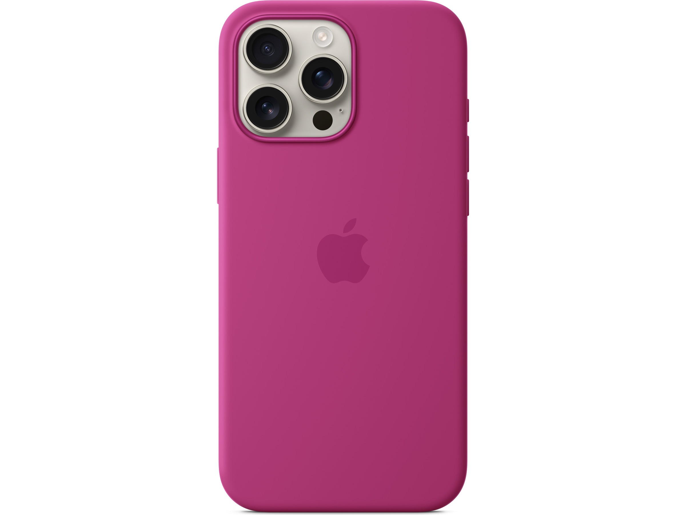 Apple iPhone 16 Pro Max Silikondeksel (fuksia) Mobildeksel