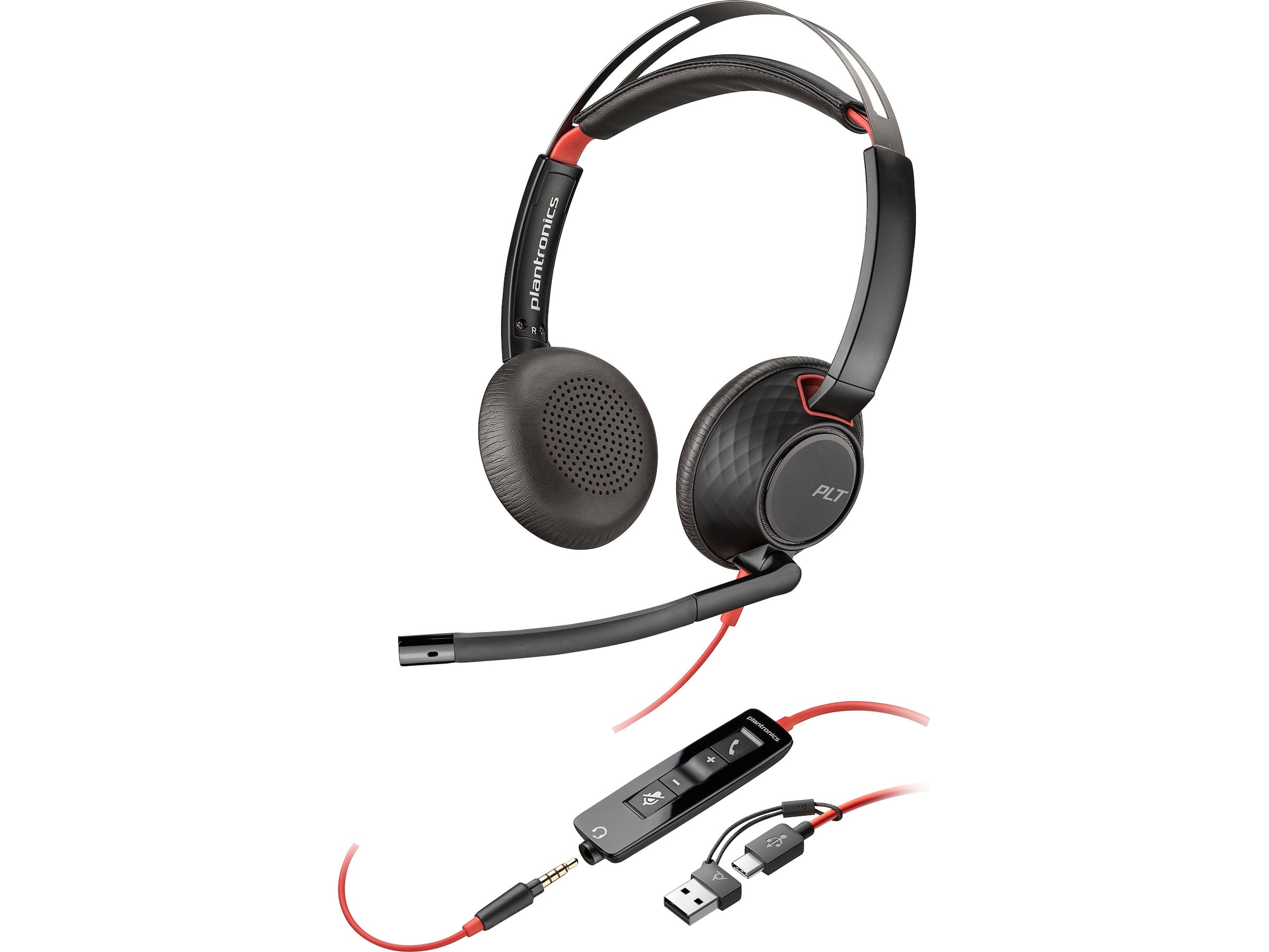 Poly Blackwire 5220 MS Teams USB-C Headset Kablede hodesett