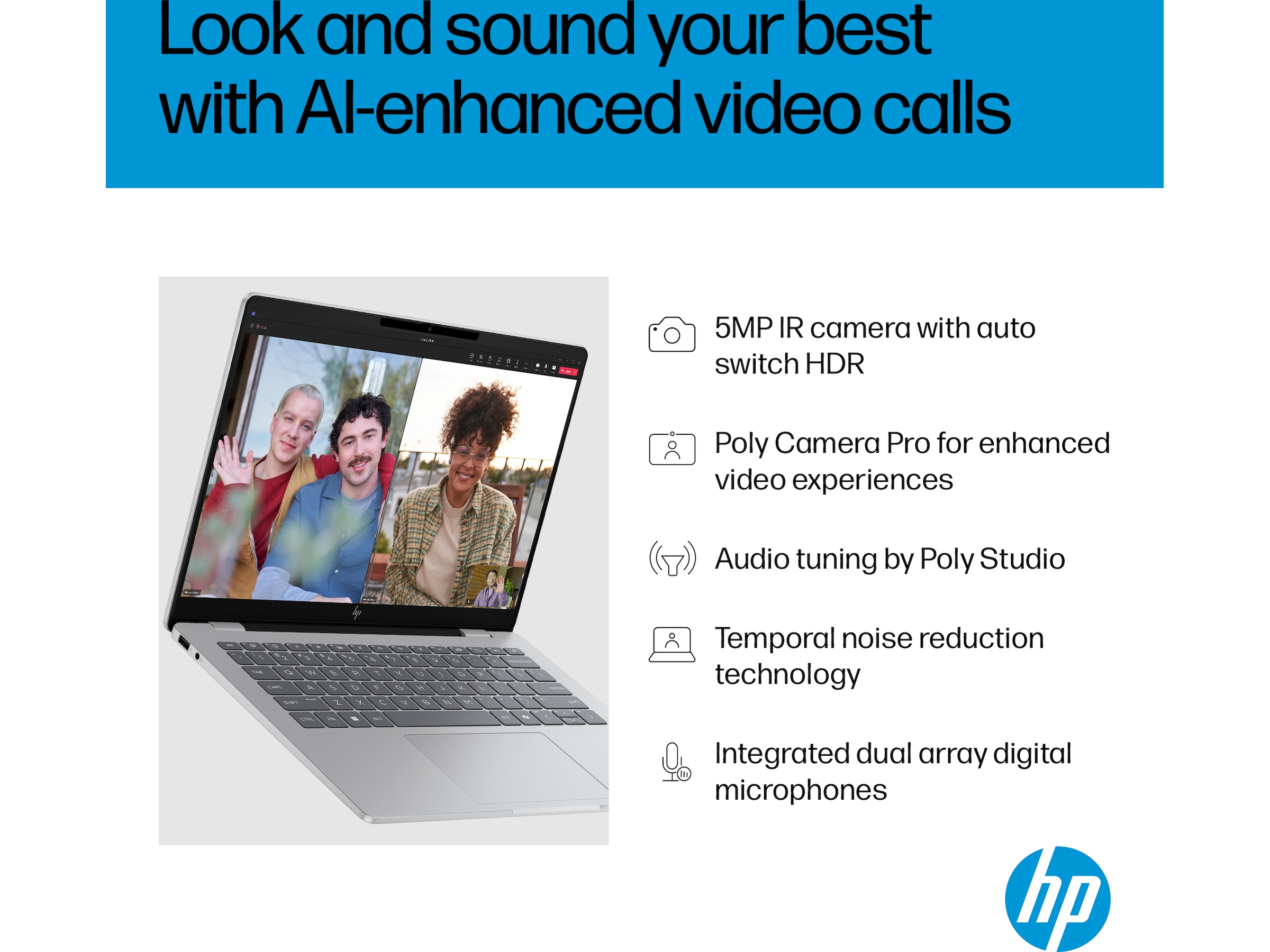 HP OmniBook 7 AI 14-fr0071no 14" 2K OLED PC - Bærbar / laptop