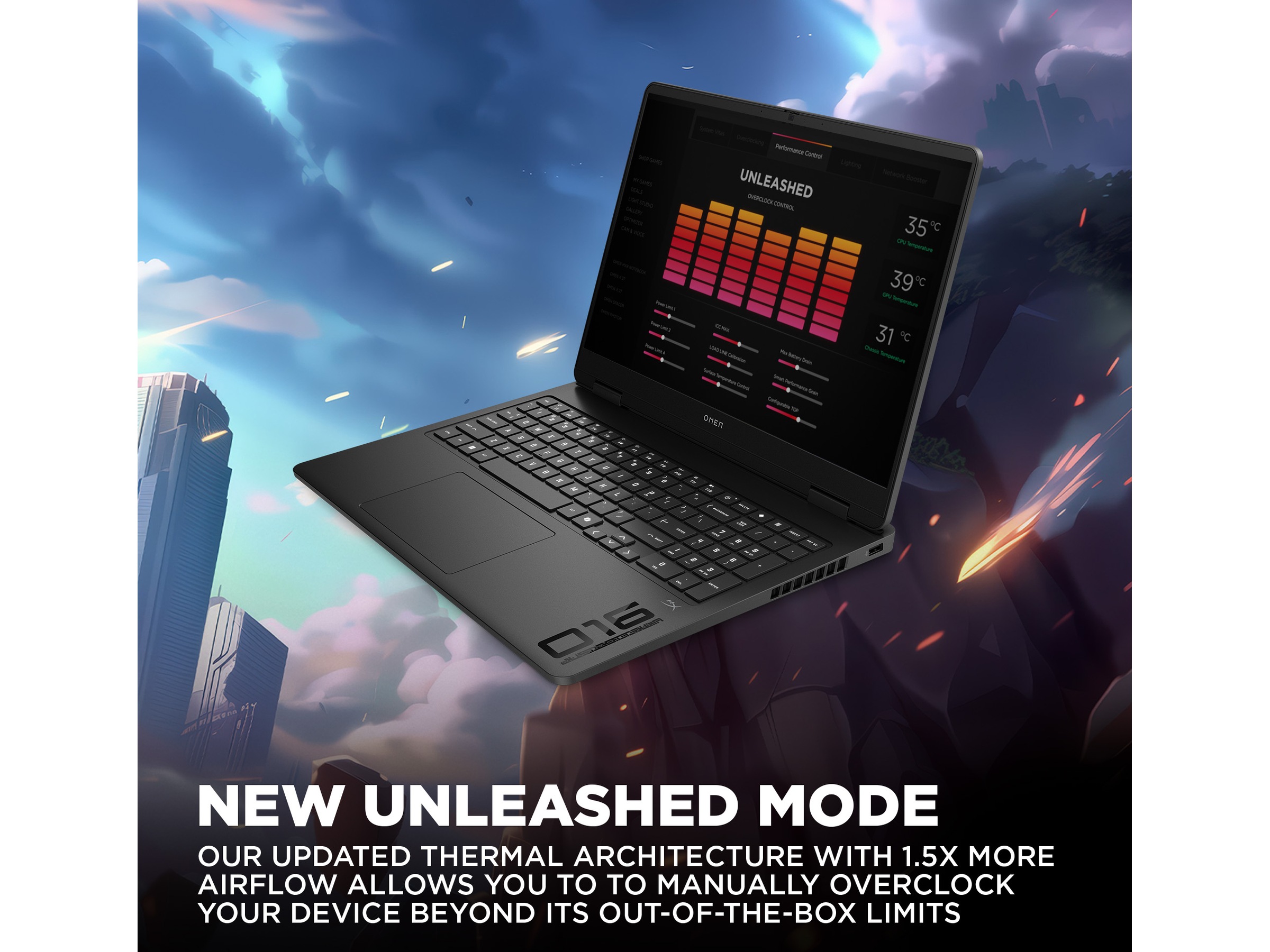 HP OMEN Gaming Laptop 16-ap0023no 16" 2K Gaming laptop