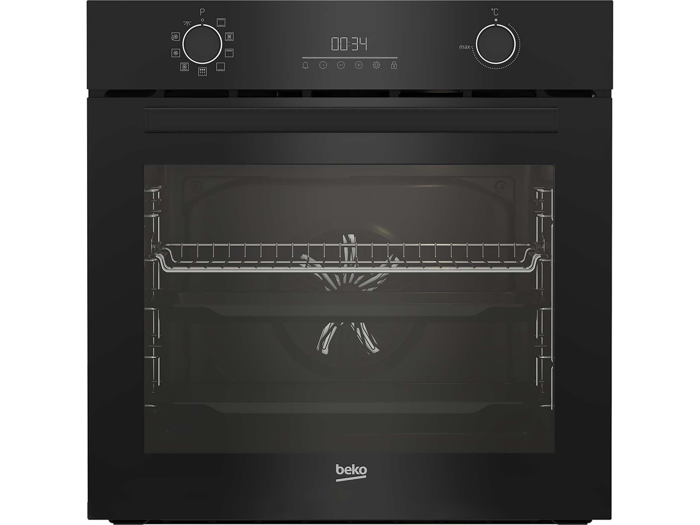 Beko BBIM14300BMP Innebygd pyrolyseovn (sort) Stekeovn