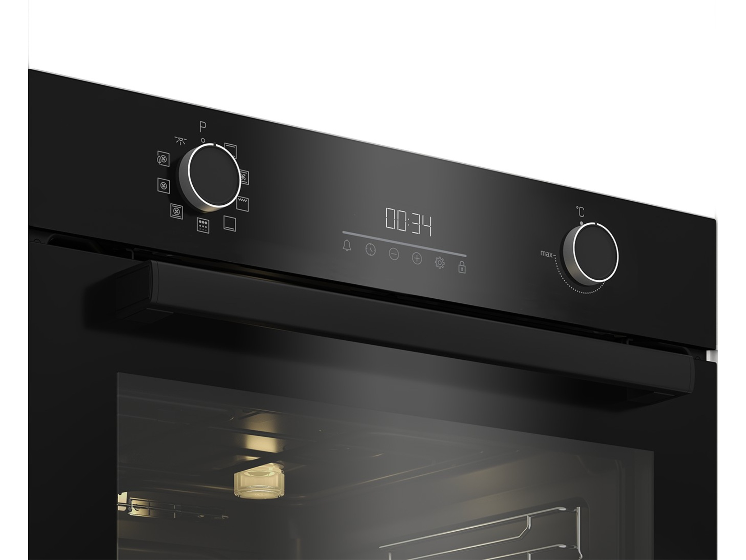 Beko BBIM14300BMP Innebygd pyrolyseovn (sort) Stekeovn