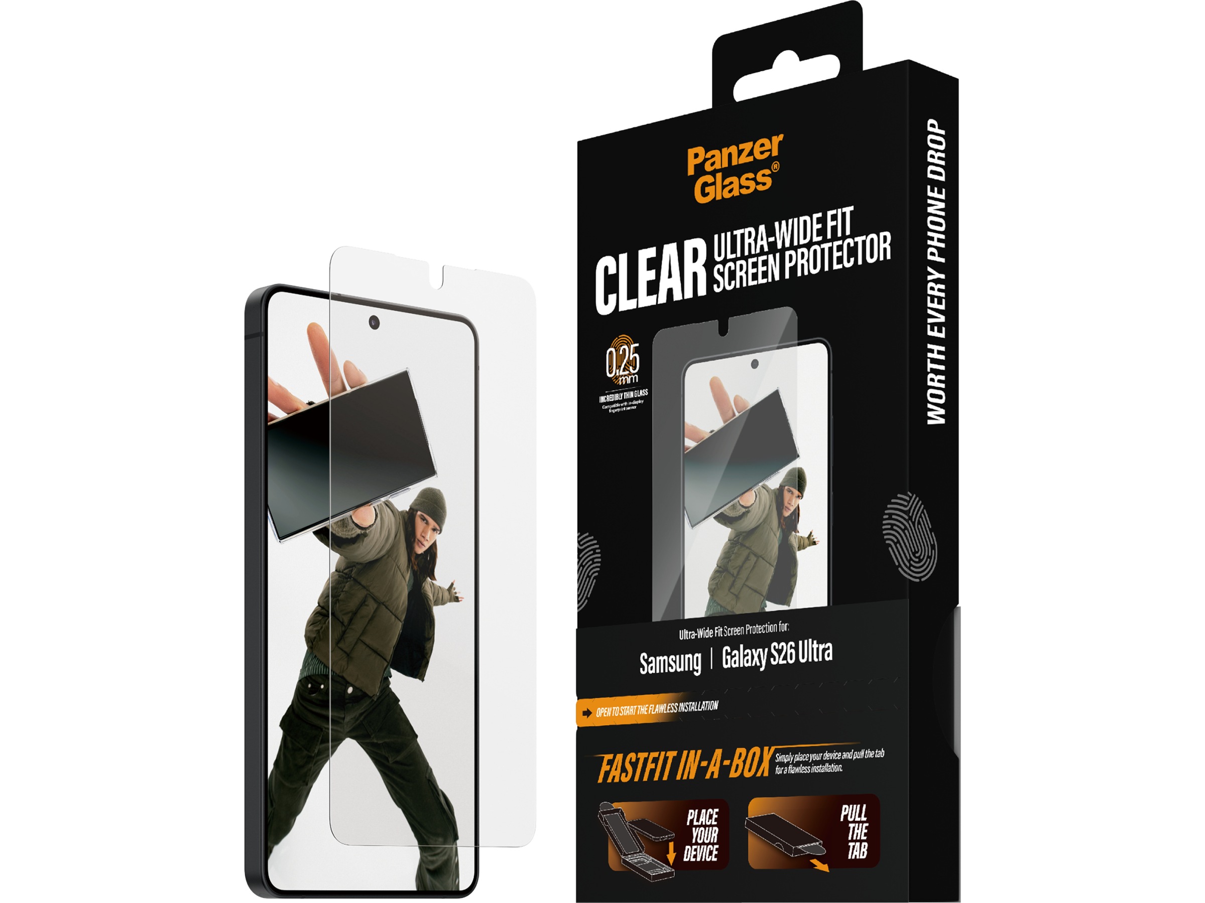 PanzerGlass Galaxy S26 Ultra skjermbeskytter Skjermbeskytter