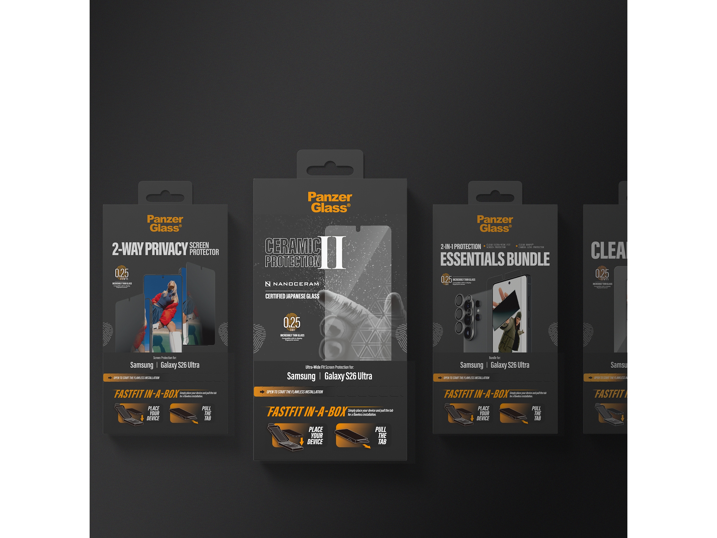 PanzerGlass Galaxy S26 Ultra skjermbeskytter Skjermbeskytter