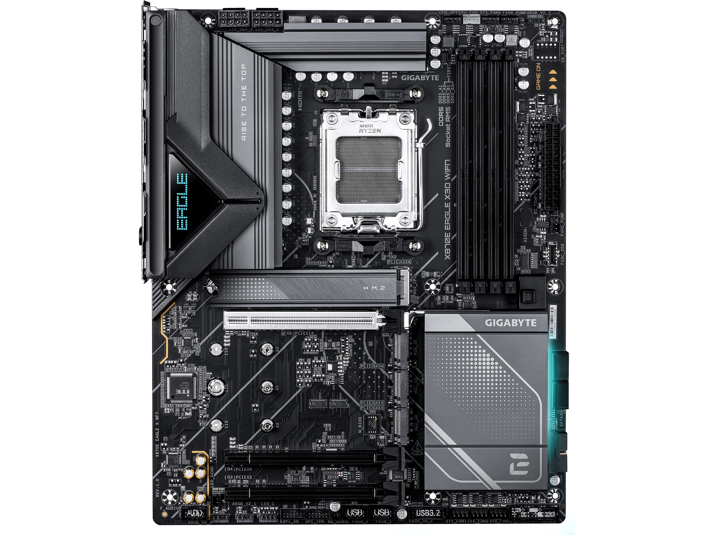 Gigabyte X870E EAGLE X3D hovedkort WIFI7 AMD Socket