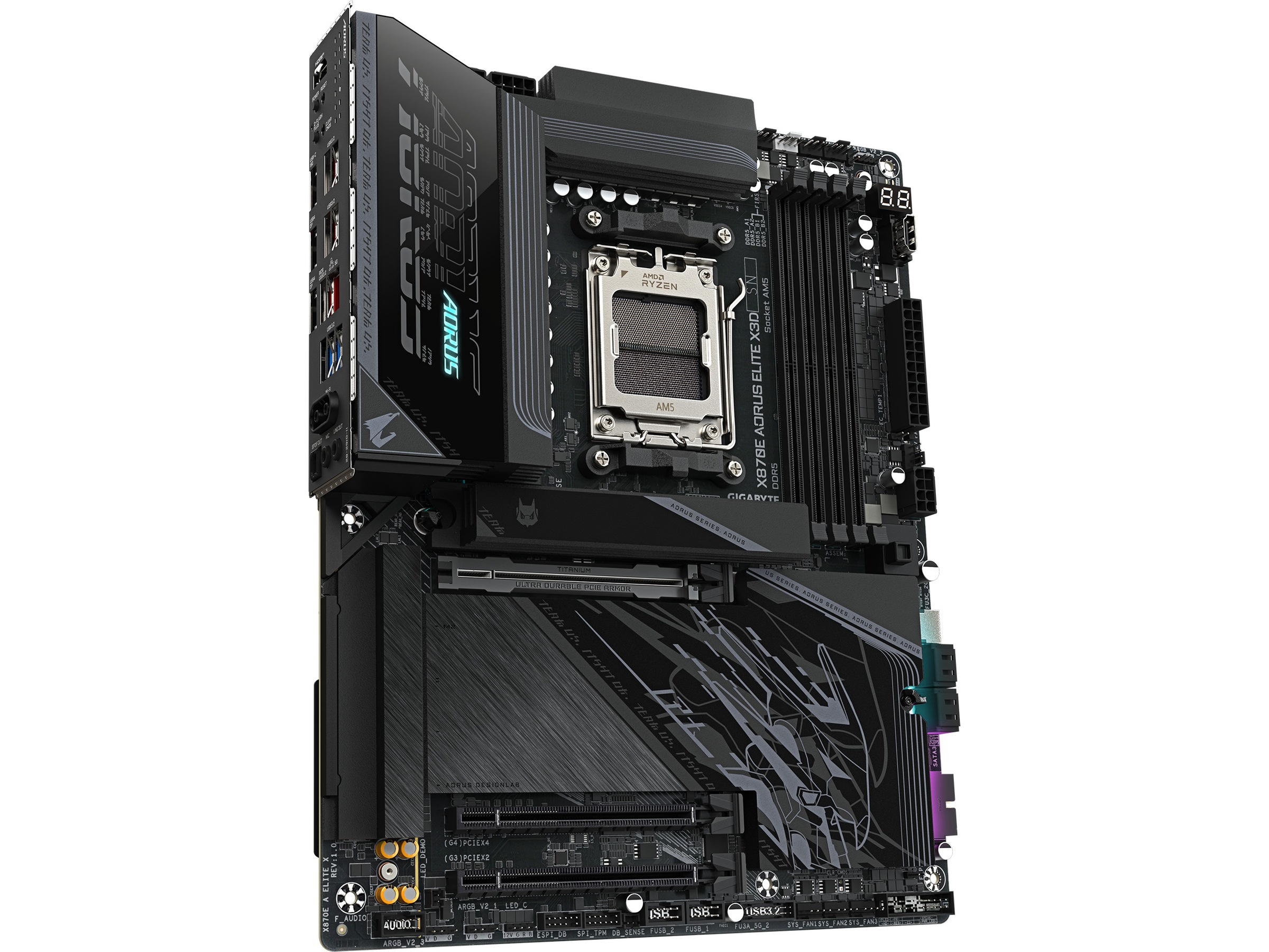 Gigabyte X870E AORUS ELITE X3D hovedkort AMD Socket