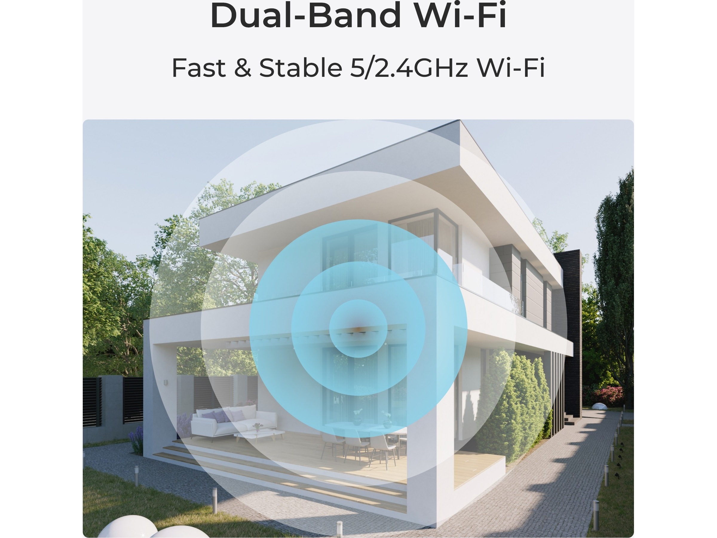 Reolink E1 Outdoor WiFi utendørs overvåkningskamera 4-pack Overvåkningskameraer