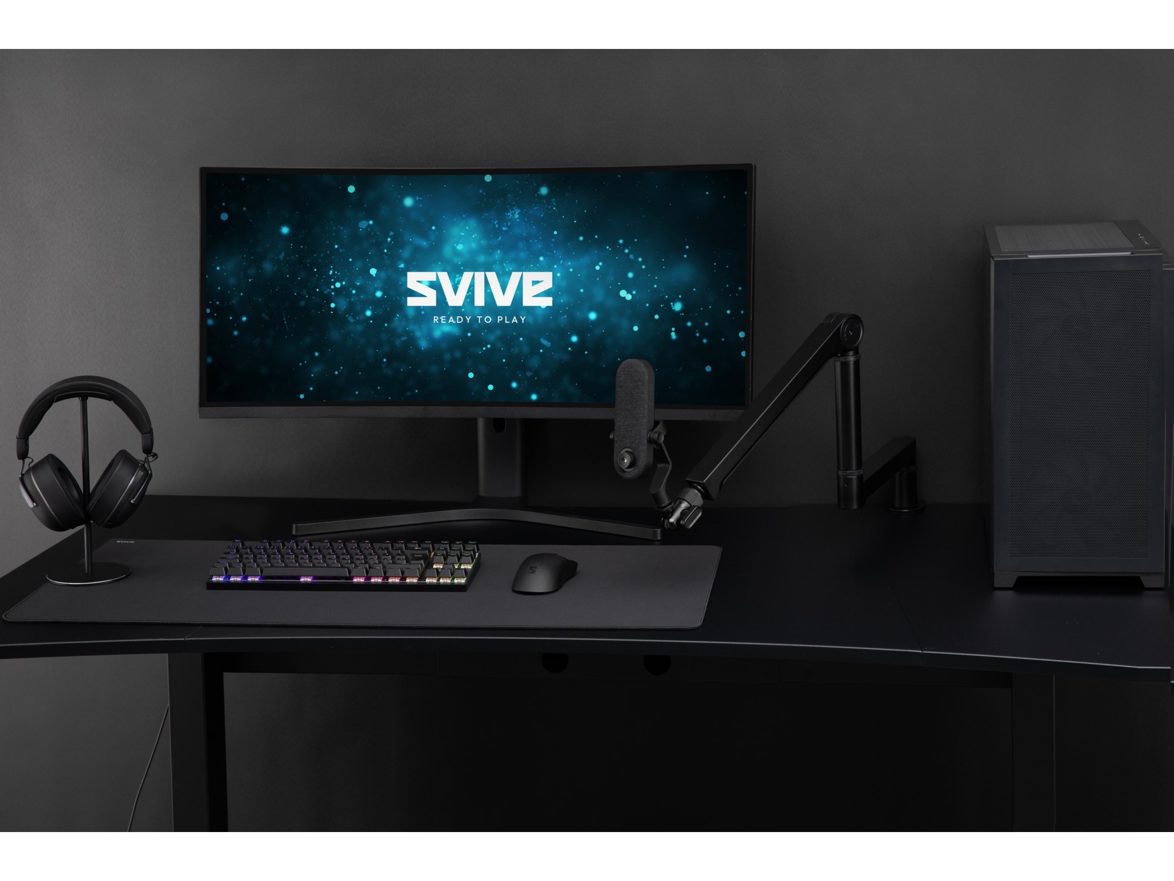 Svive Mikrofonarm Lav Profil Streaming tilbehør