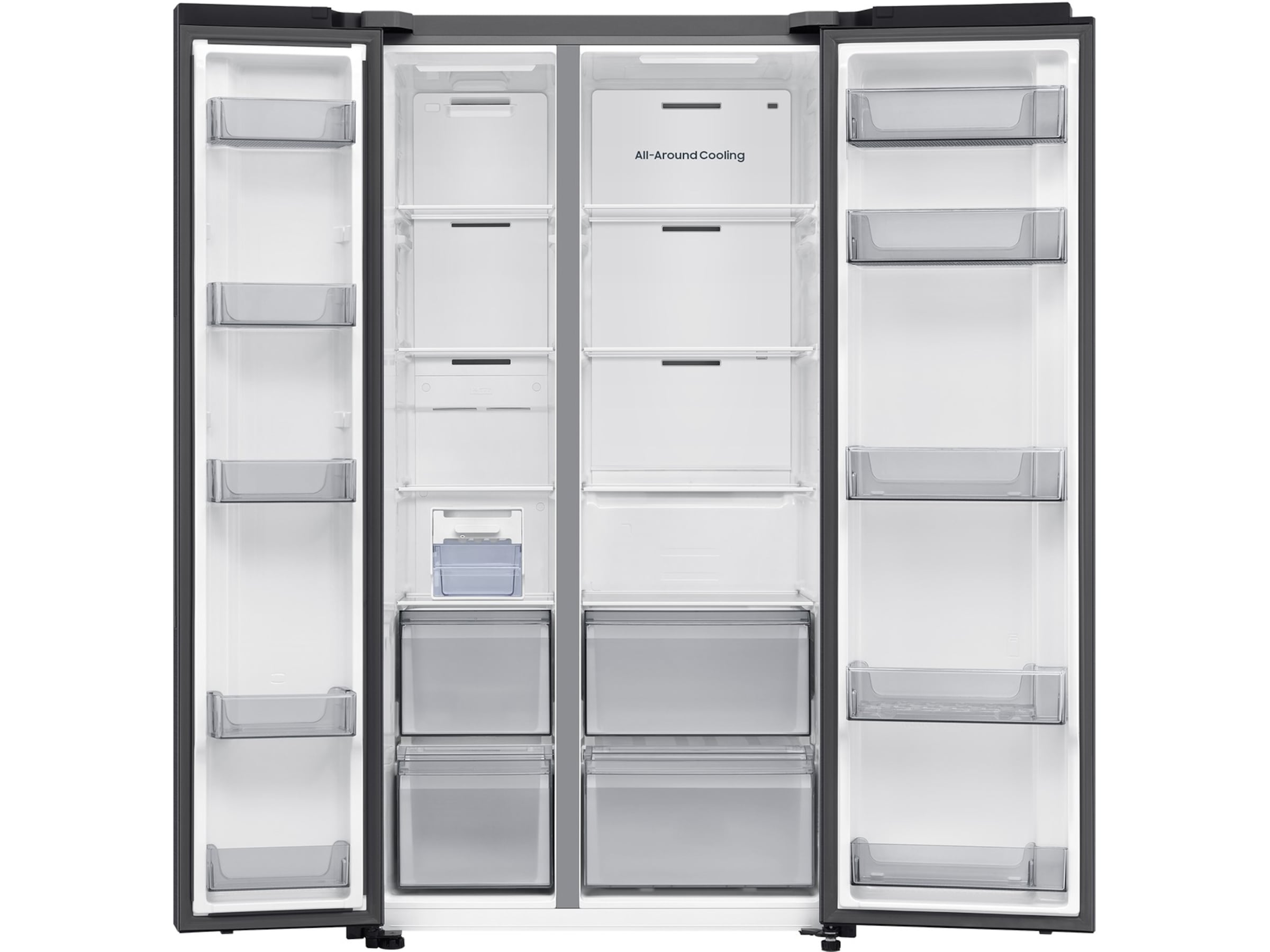 Samsung RS70F65QEFEF Side-By-Side kjøle- og fryseskap (sort) Side-by-side kjøleskap