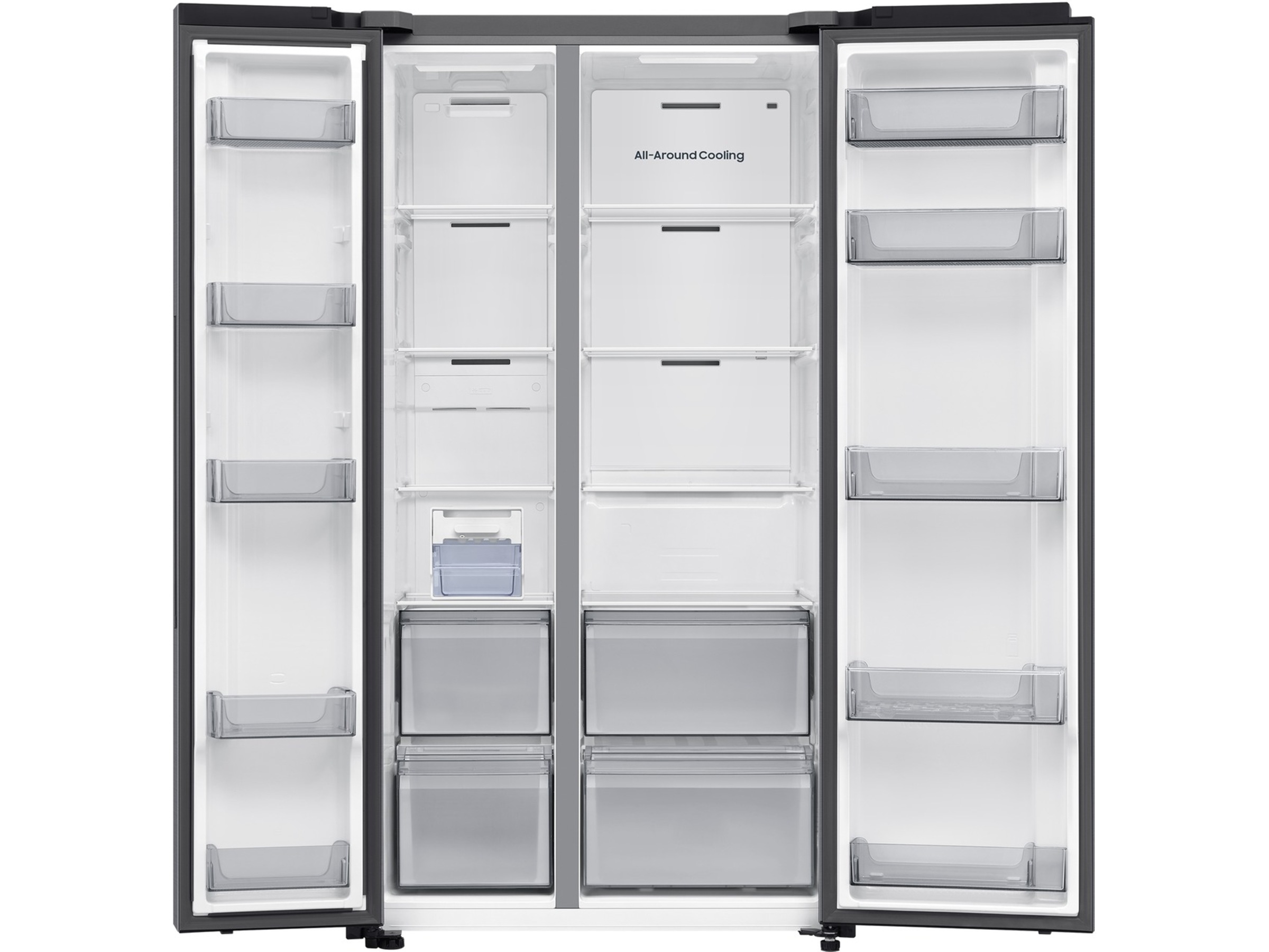 Samsung RS70F65QETEF Side-By-Side kjøle- og fryseskap (stål) Side-by-side kjøleskap