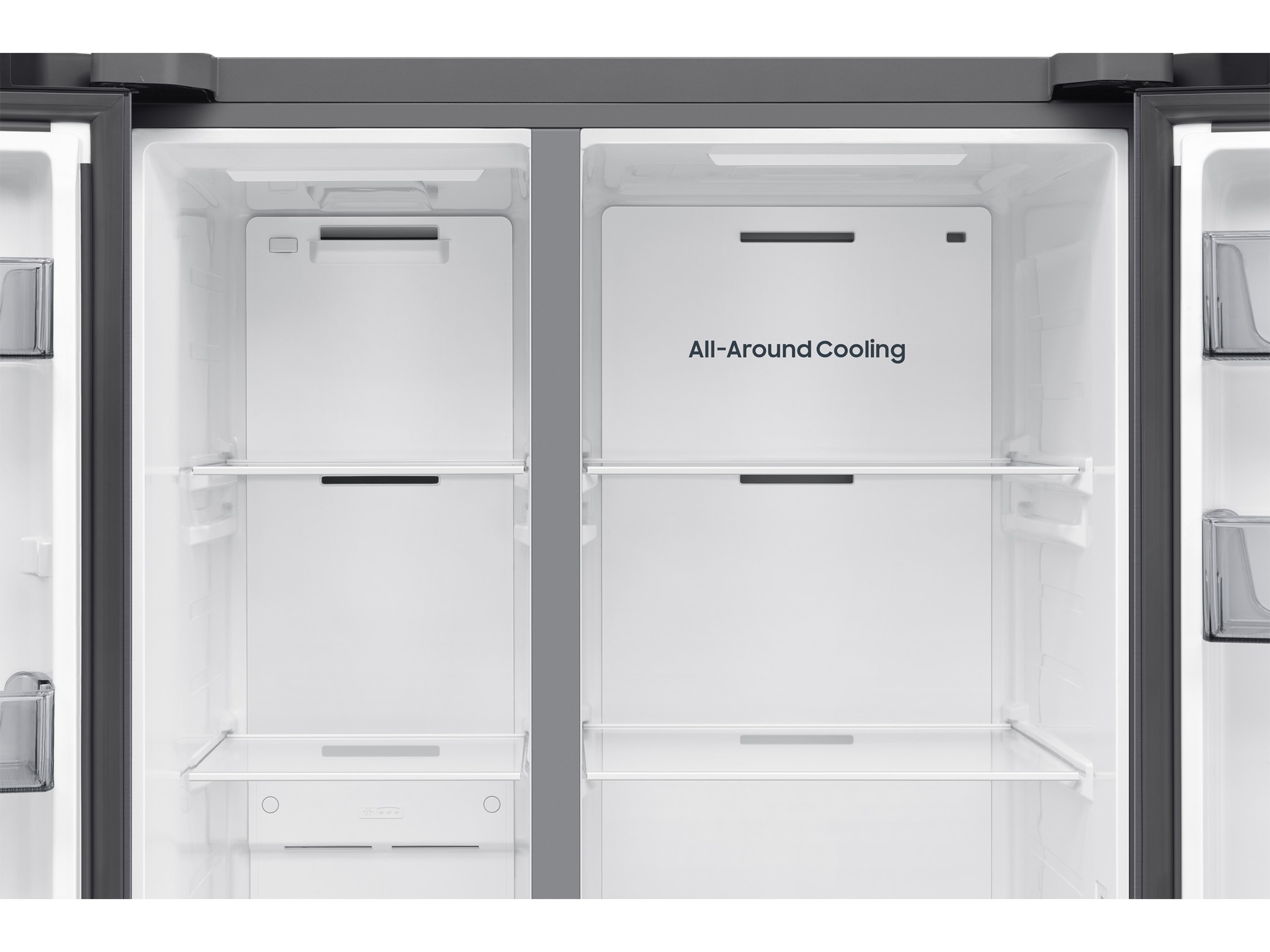 Samsung RS70F65QETEF Side-By-Side kjøle- og fryseskap (stål) Side-by-side kjøleskap