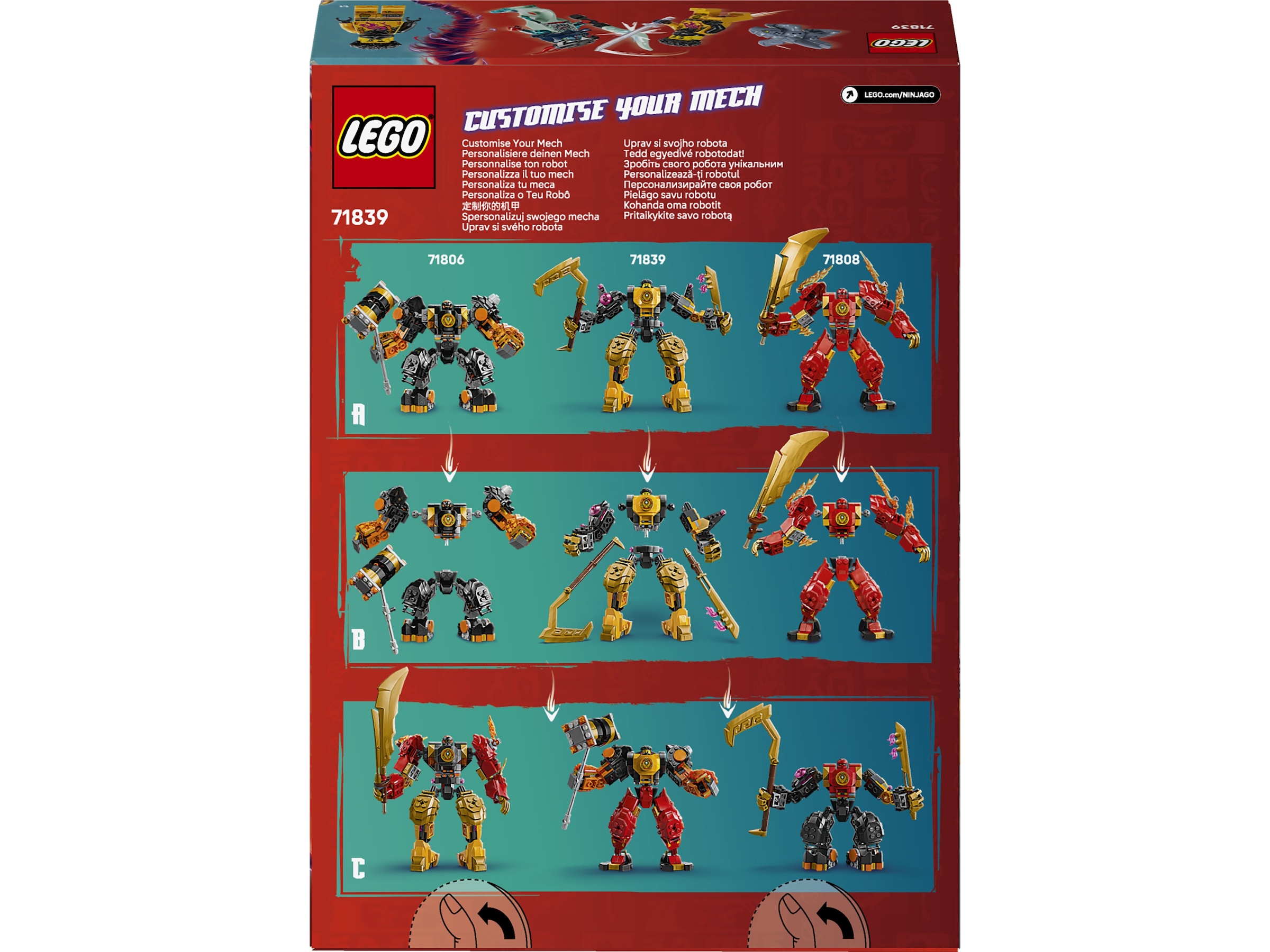 LEGO Ninjago Arins Spinjitzu-stridsrobot 71839 LEGO