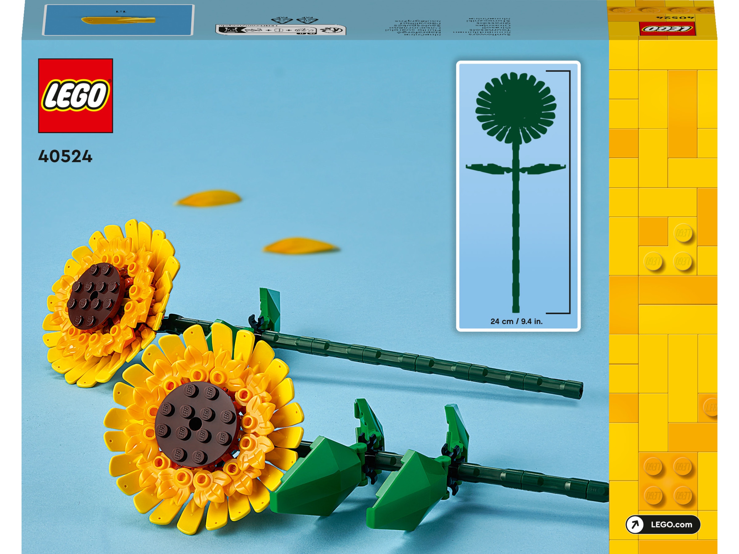 LEGO Botanicals solsikker 40524 LEGO