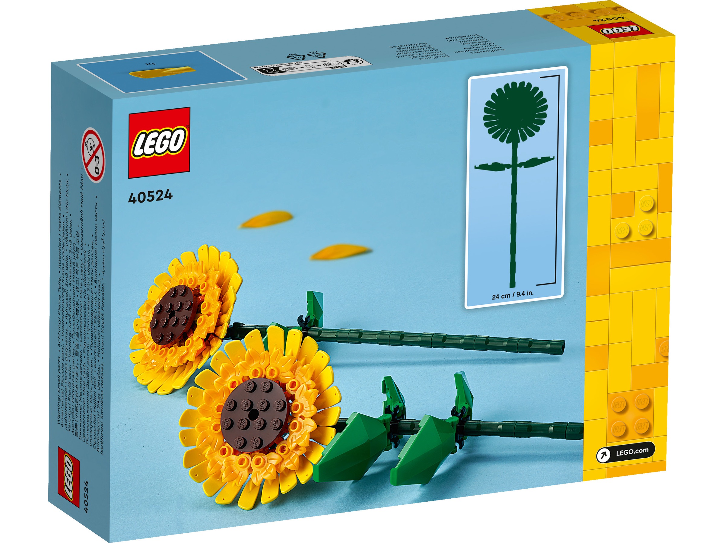 LEGO Botanicals solsikker 40524 LEGO