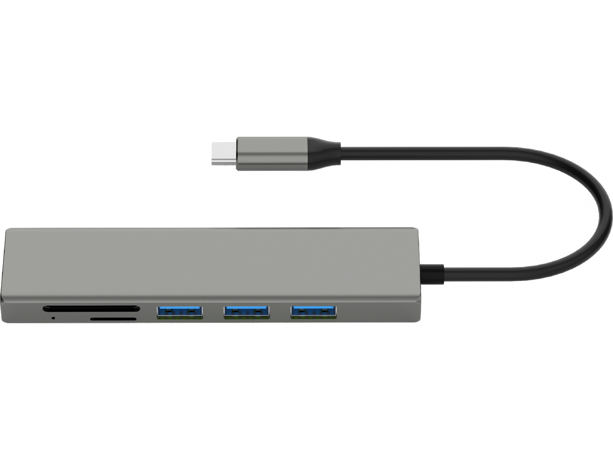 Andersson USB-C Hub (grå) Dockingstasjon & USB-HUB