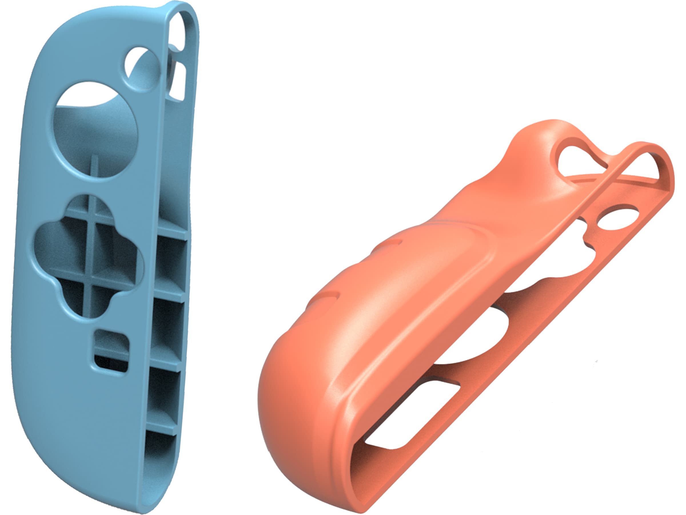 Gaminja Nintendo Switch 2 Joy-Con 2 silikongrep (blå/oransje) Tilbehør til spillkonsoller