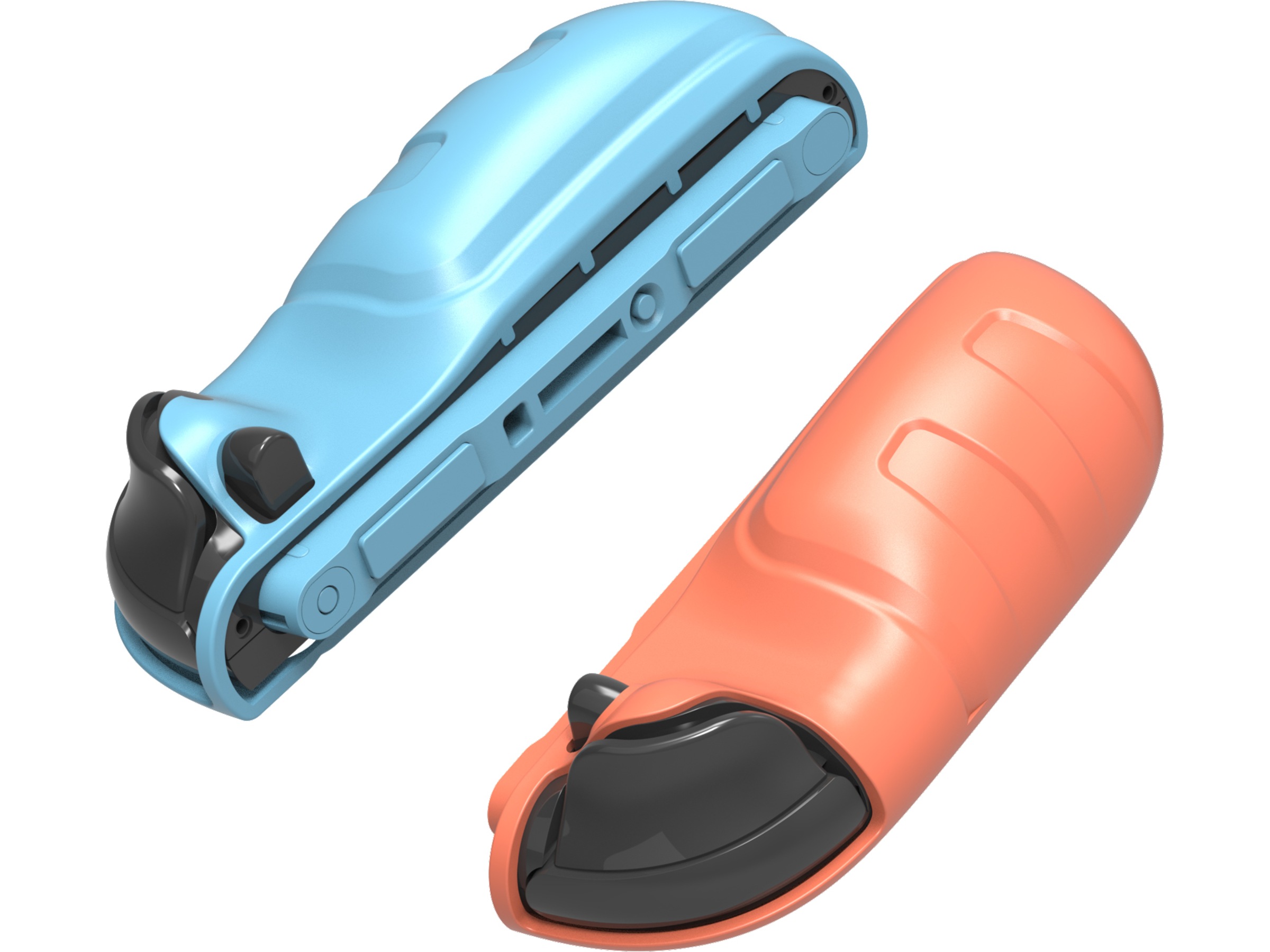 Gaminja Nintendo Switch 2 Joy-Con 2 silikongrep (blå/oransje) Tilbehør til spillkonsoller