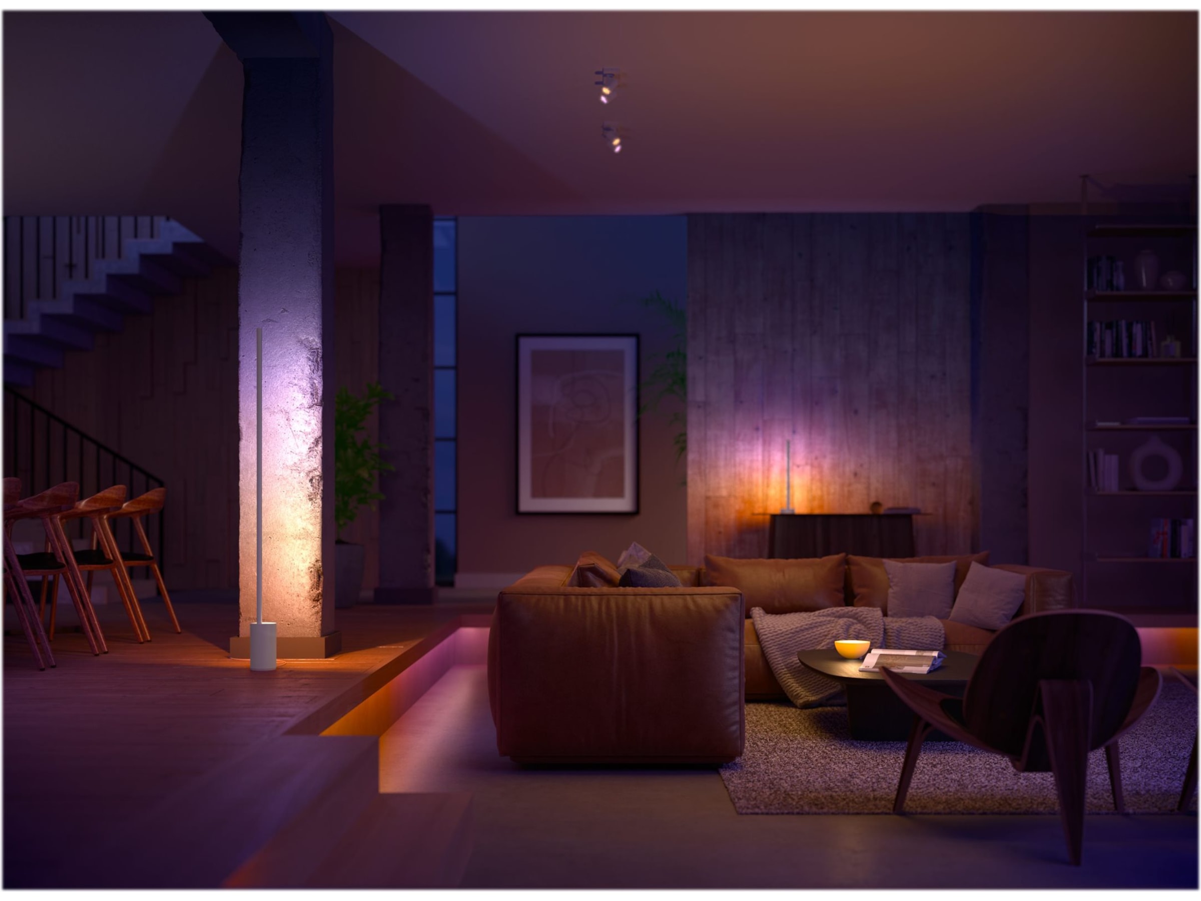 Philips Hue Gradient Signe gulvlampe (hvit) Gulvlampe
