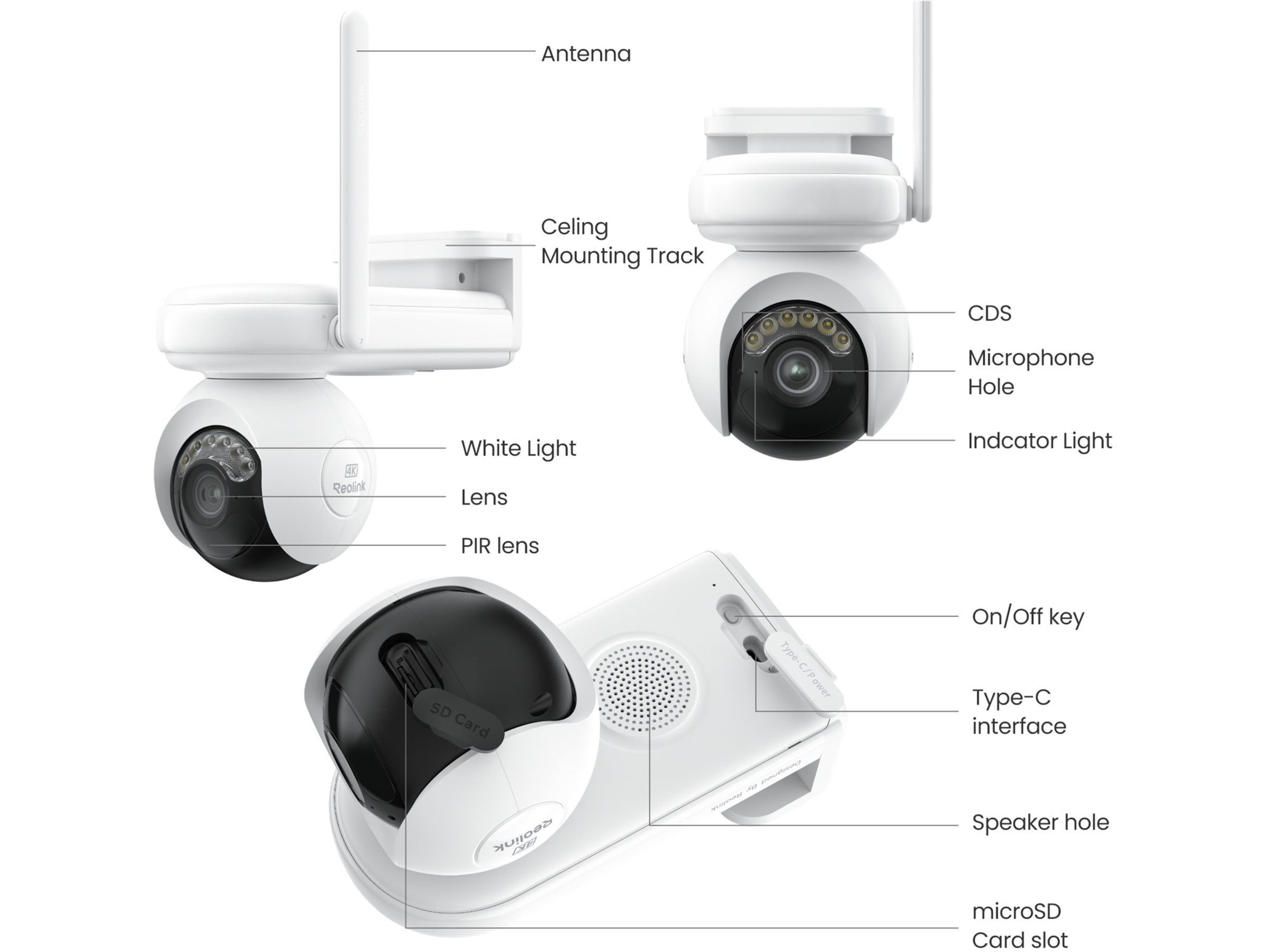 Reolink Altas PT Ultra trådløst utendørs overvåkningskamera Overvåkningskameraer
