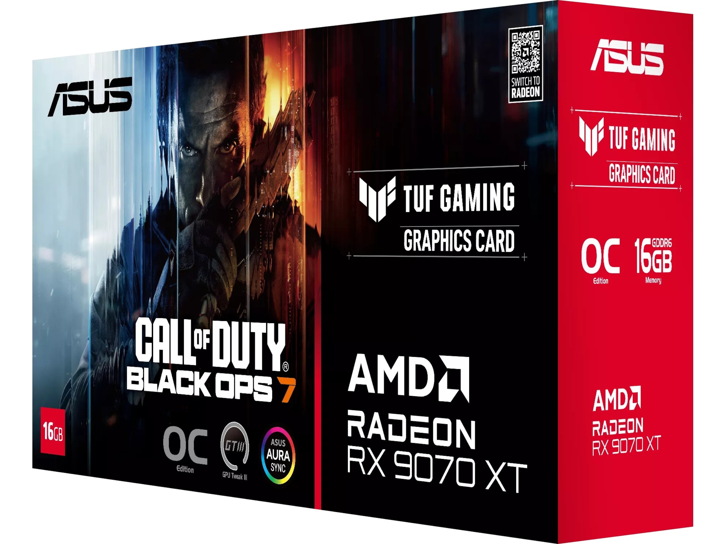 ASUS TUF Gaming AMD Radeon RX 9070 XT TUF OC (COD BO7 LE) Skjermkort