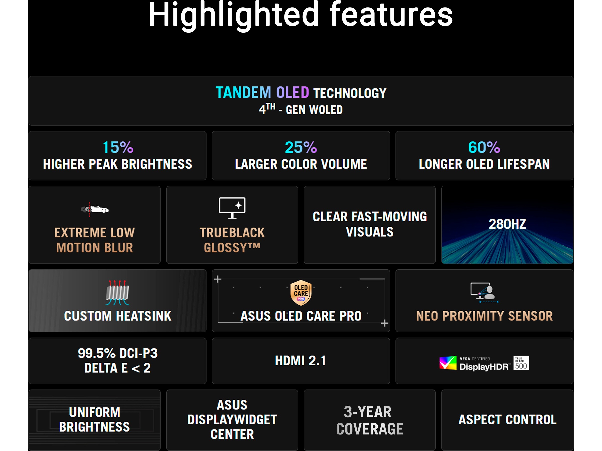 ASUS 27" gamingskjerm ROG Strix XG27AQWMG Gamingskjermer