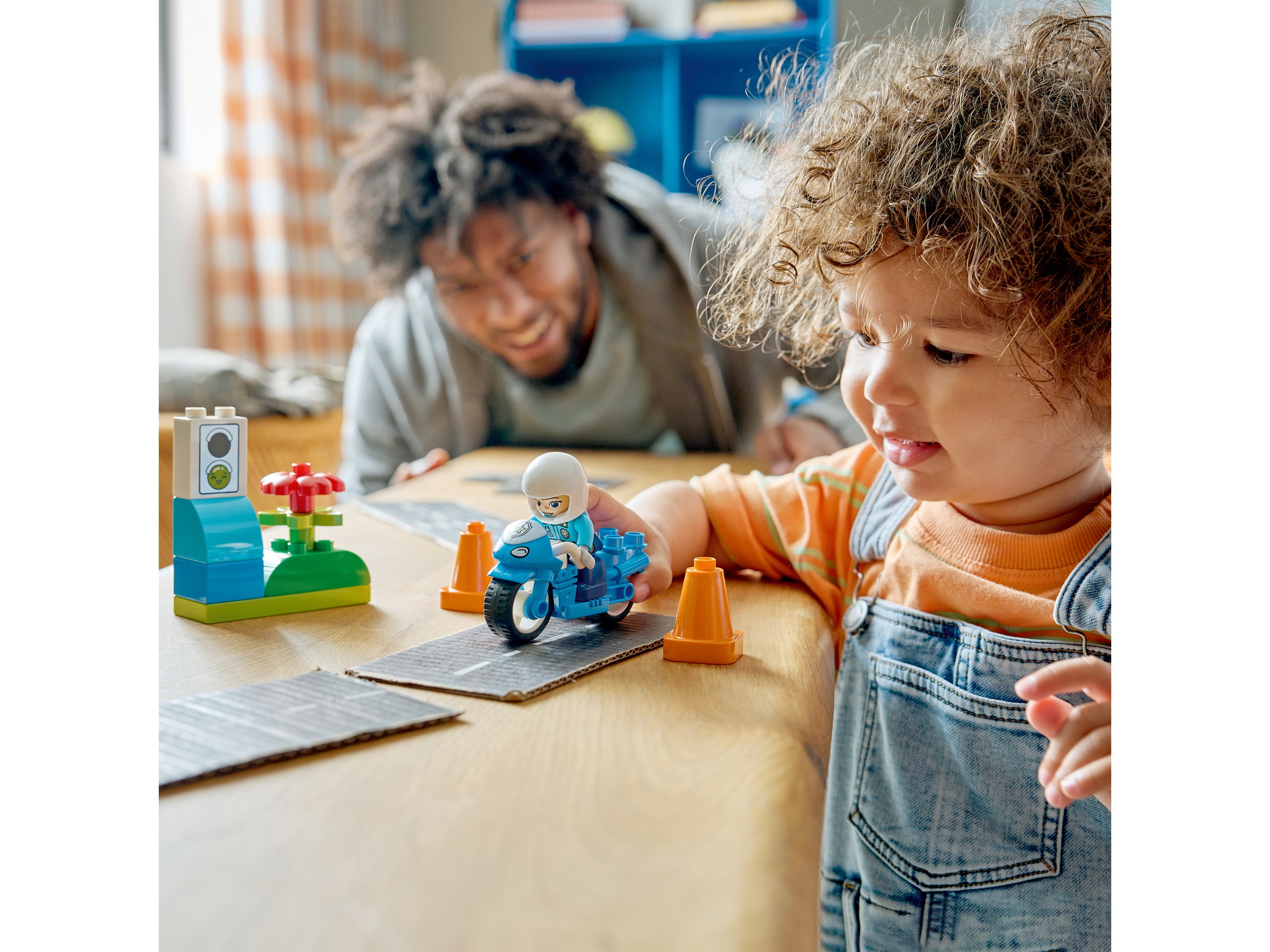 LEGO DUPLO Town politimotorsykkel 10471 (blå) LEGO