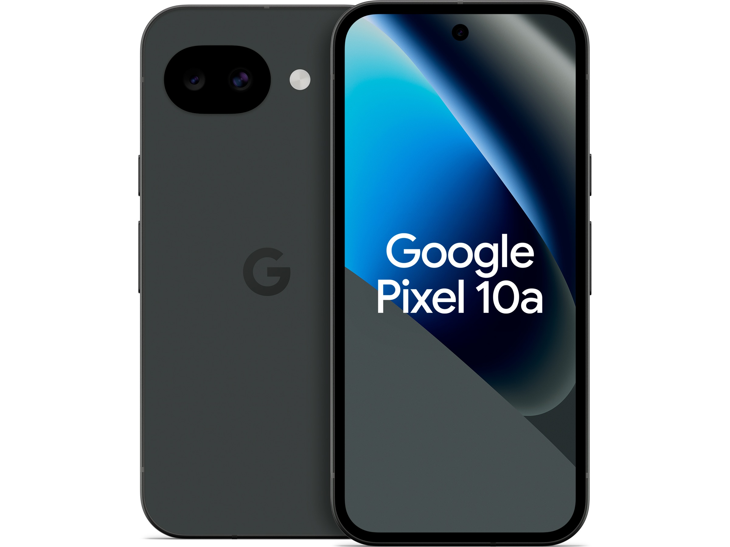 Google Pixel 10a 128GB (obsidian) + silikondeksel + Buds 2a Mobiltelefoner