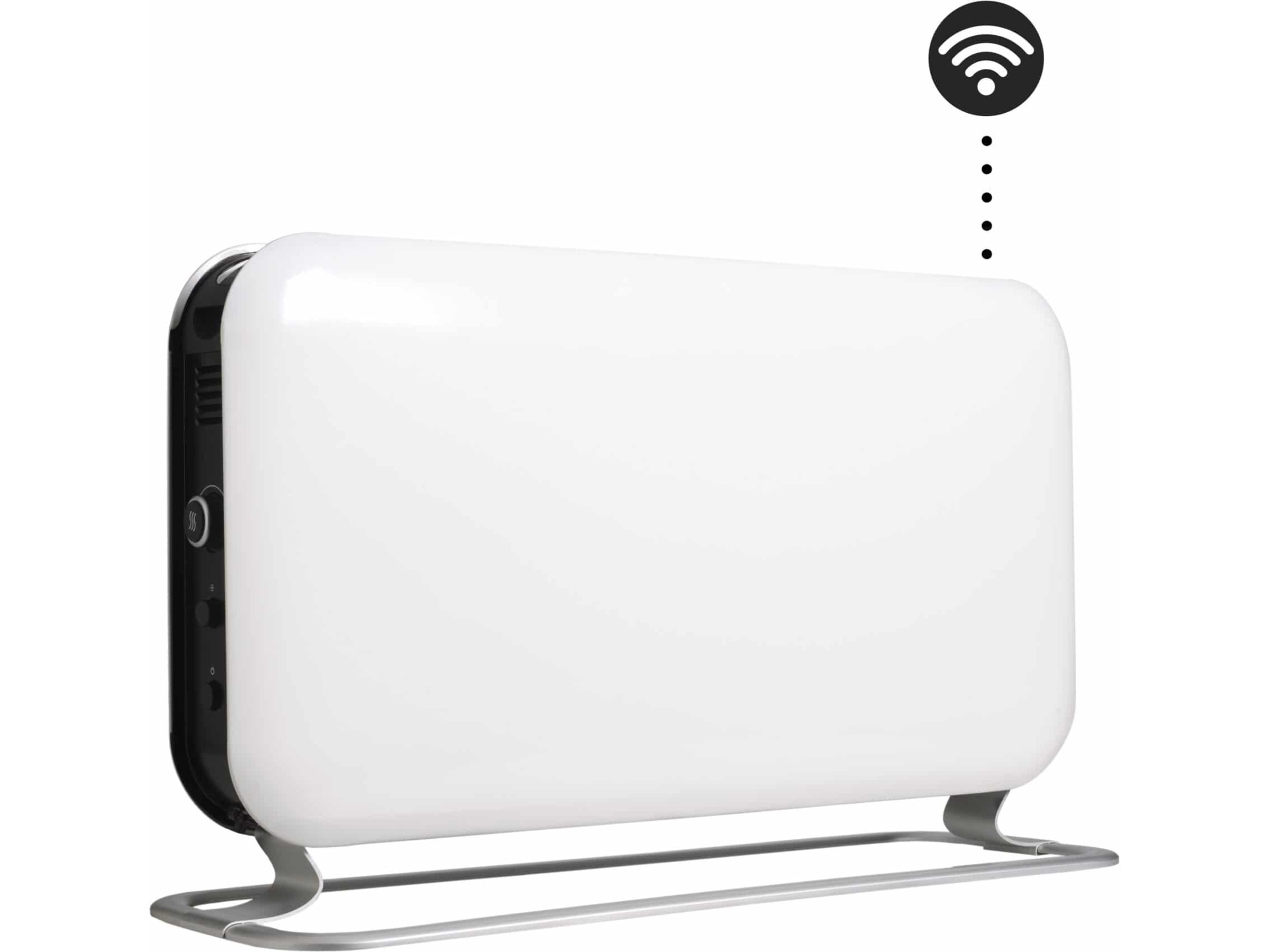 Mill WiFi gulvovn 1200W (hvit) + Lommelykt Frittstående varmeovner