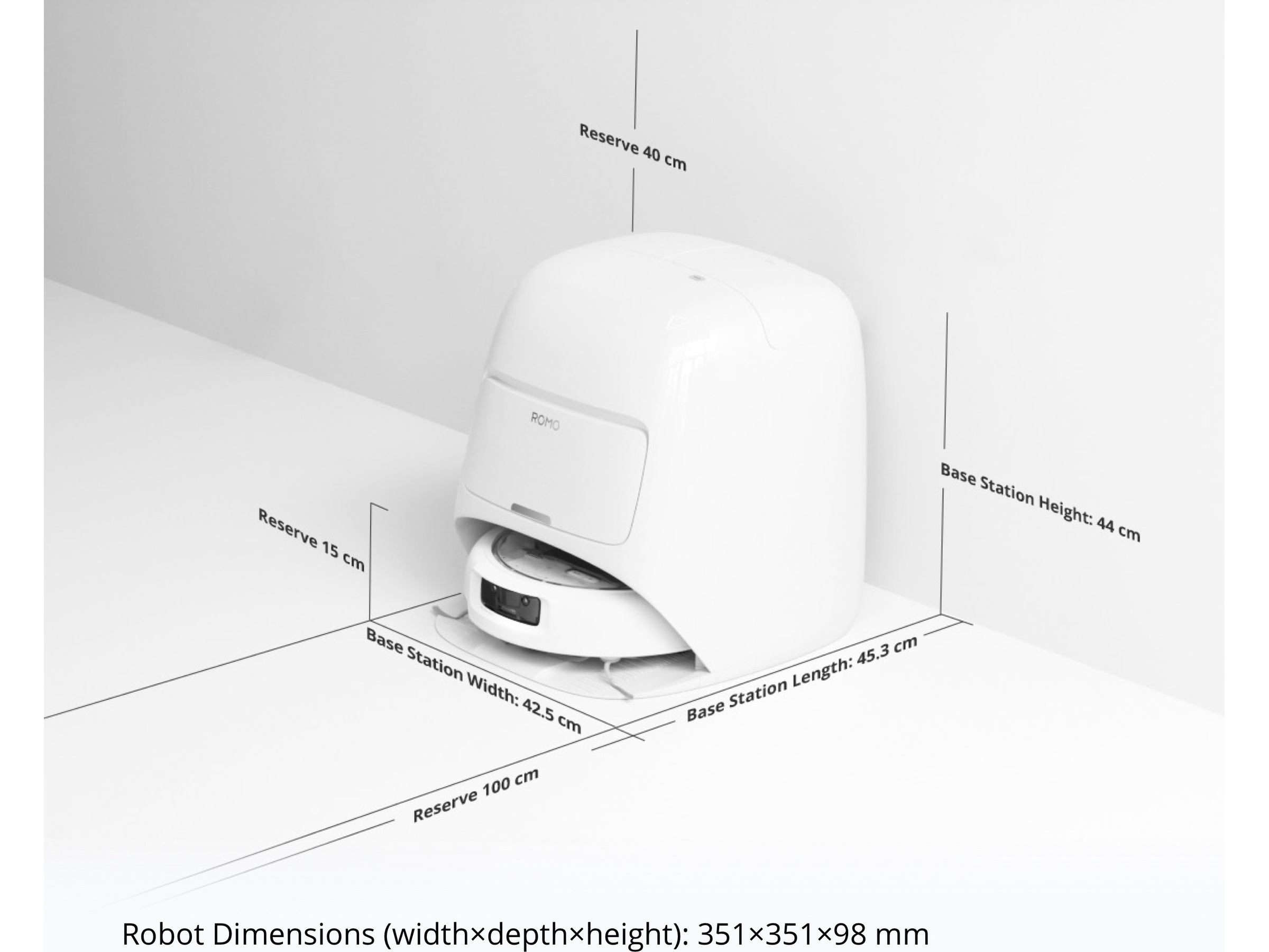 DJI ROMO A Robotstøvsugere