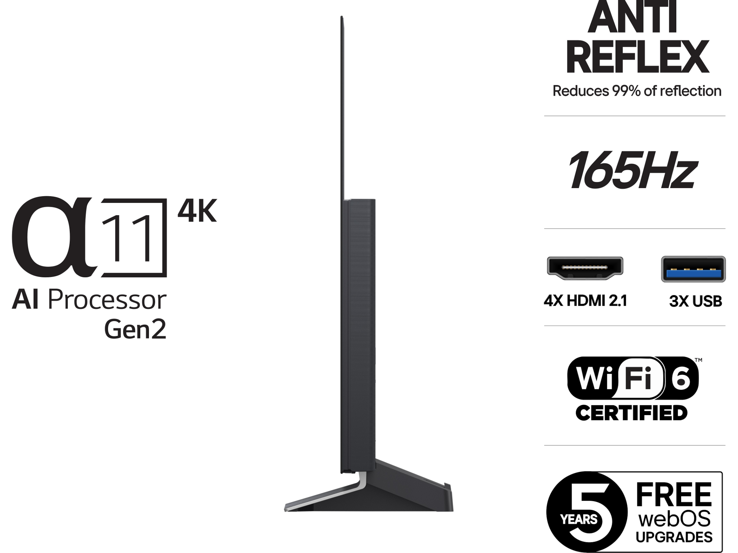 LG 48" G5 AI 4K OLED Smart TV (2025) -B-Grade Demo TV/projektor