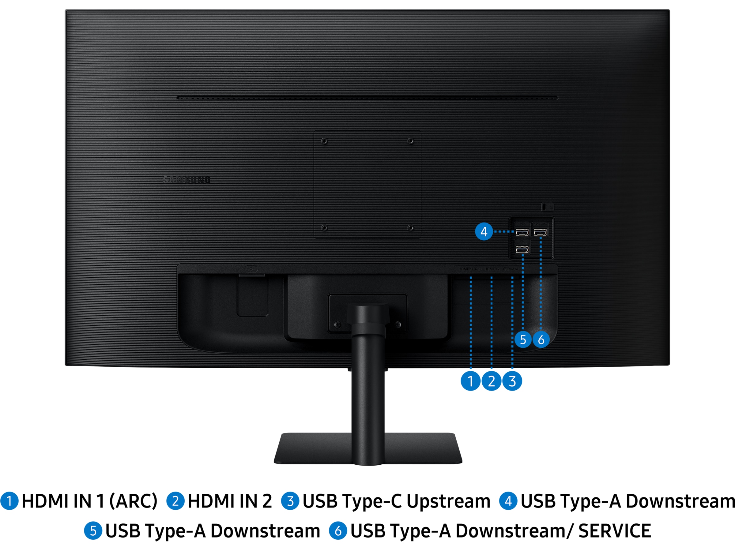 Samsung 32" 4K smart skjerm M7 32FM702 (sort) Skjermer