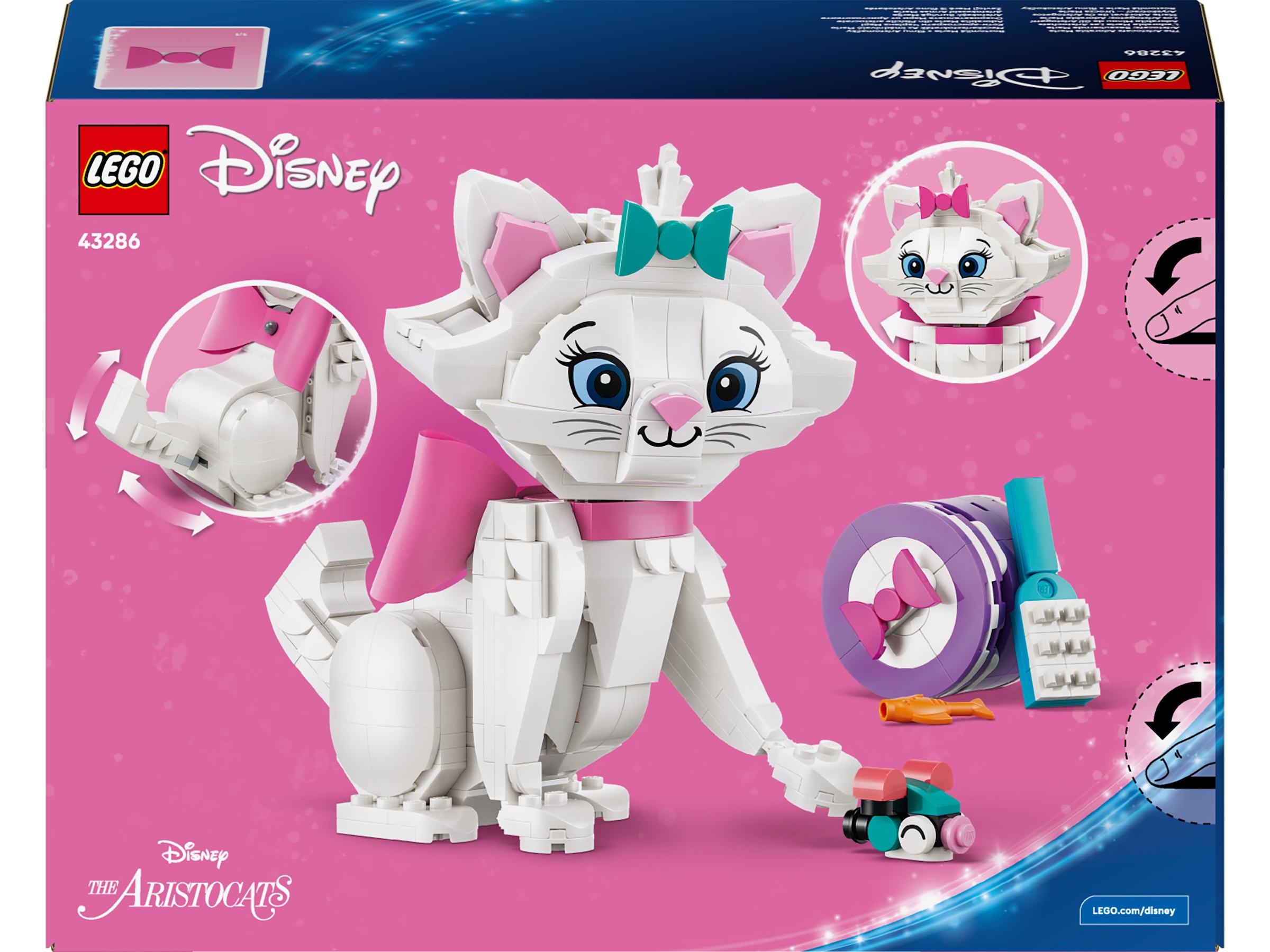 LEGO Disney klassisk Aristocats søte Marie 43286 LEGO