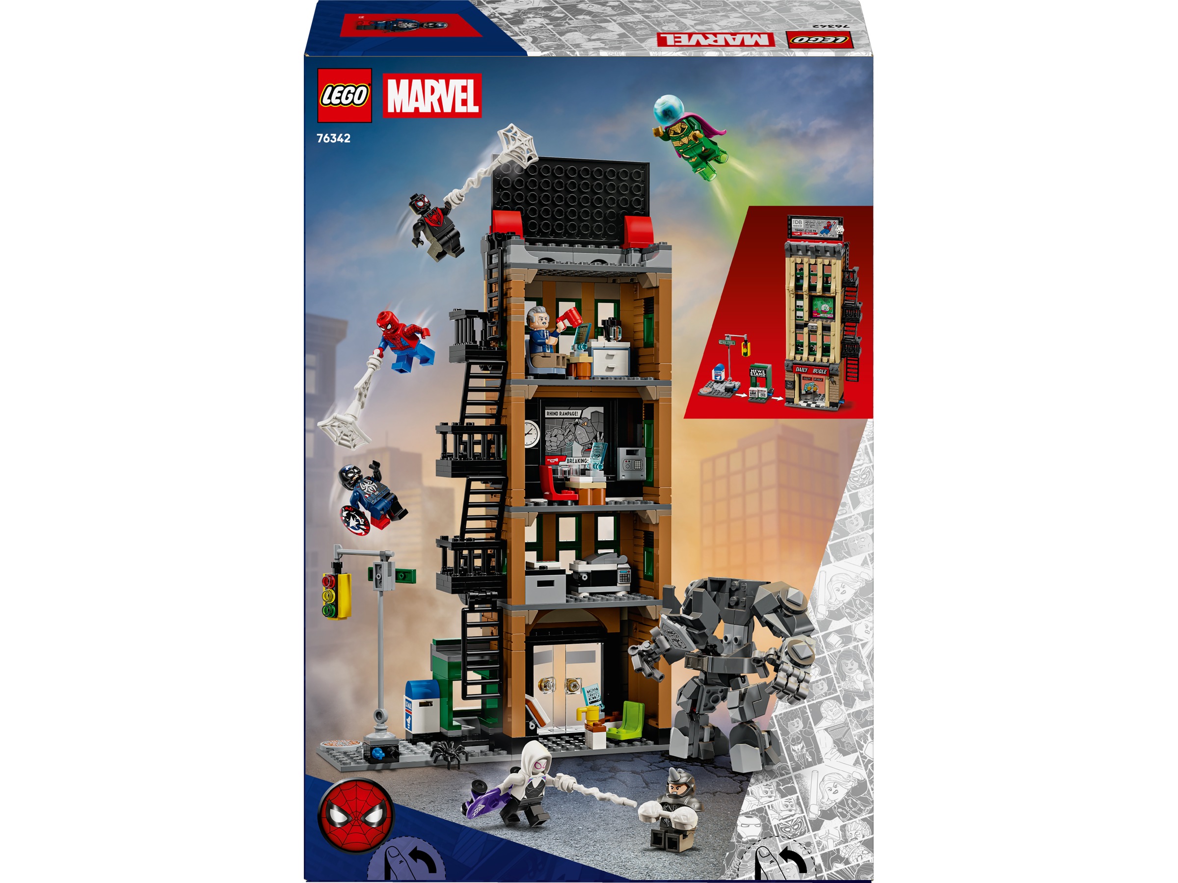 LEGO Super Heroes Marvel Spider-Man mot Mysterio: Daily Bugle 76342 LEGO