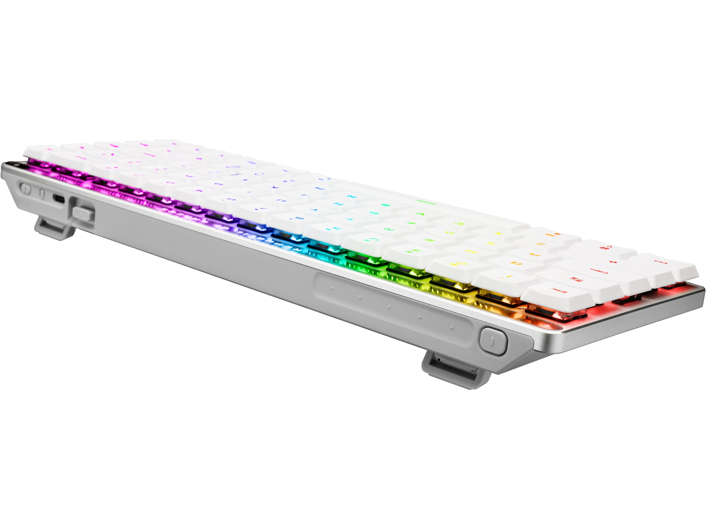 ASUS ROG Falchion RX Low Profile Optical trådløst gamingtastatur(hvit) Gamingtastatur