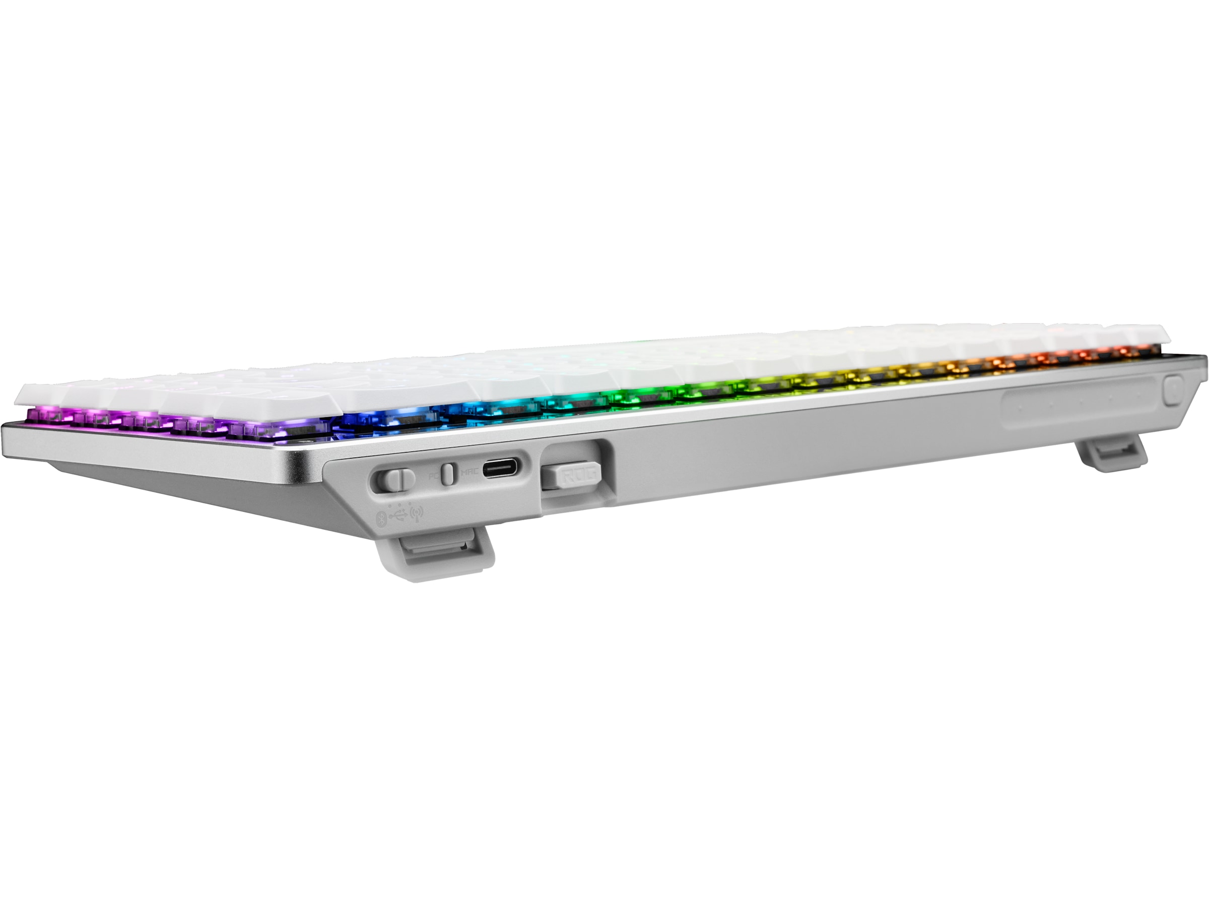 ASUS ROG Falchion RX Low Profile Optical trådløst gamingtastatur(hvit) Gamingtastatur