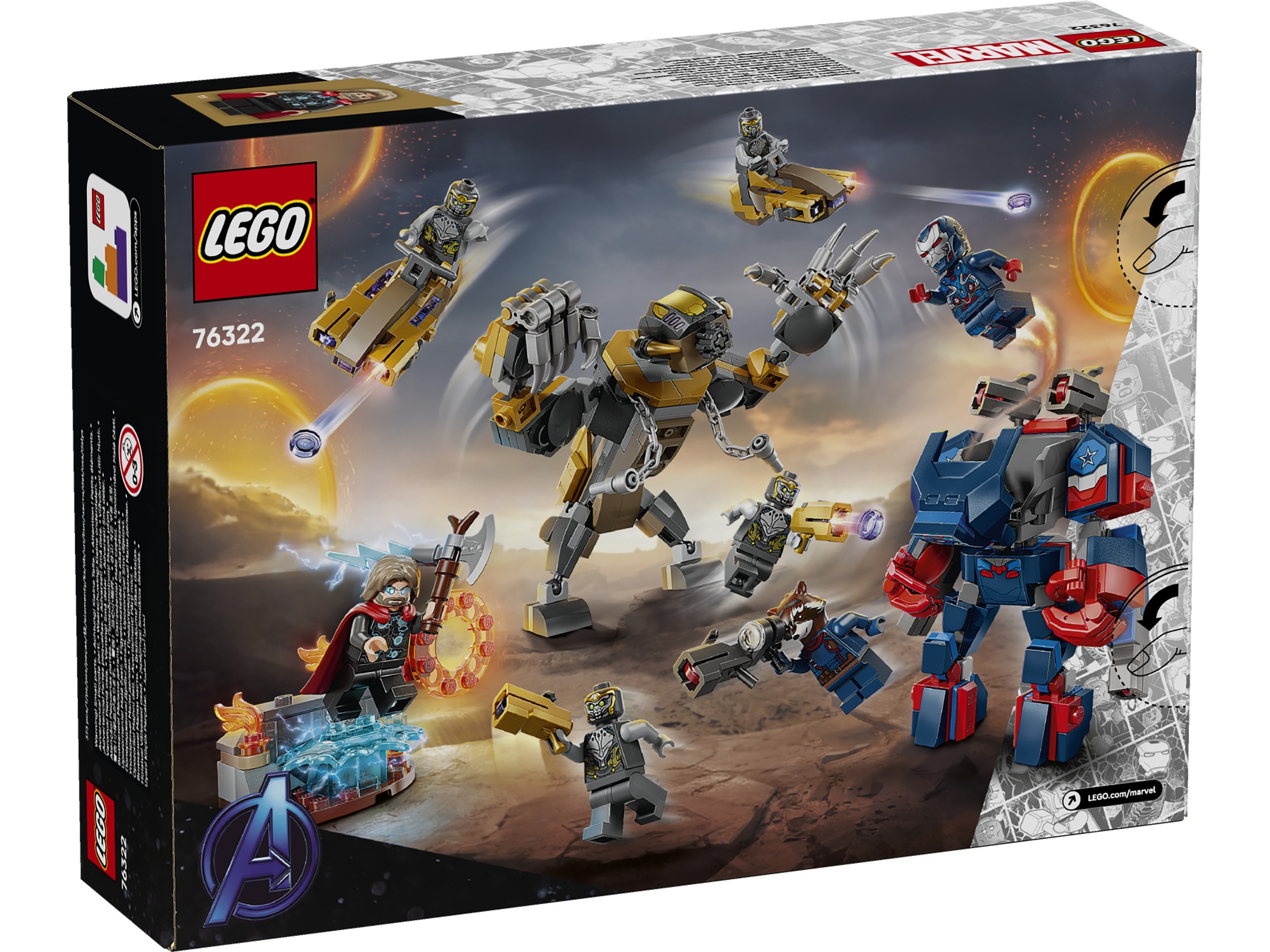 LEGO Super Heroes Avengers: Endgame – Thor mot chitauri 76322 LEGO