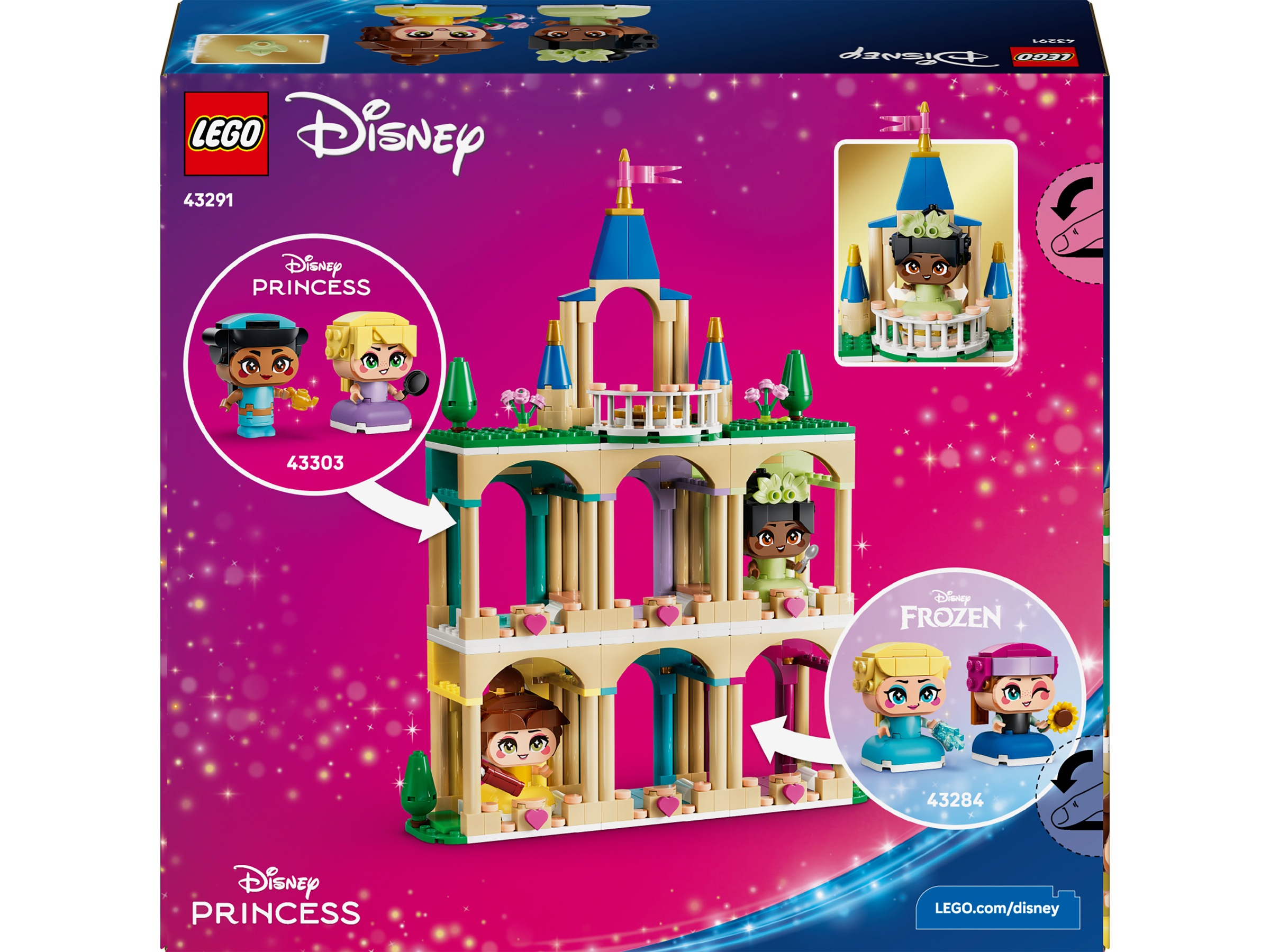 LEGO Disney Princess Belle og Tiana med slott i miniformat 43291 LEGO