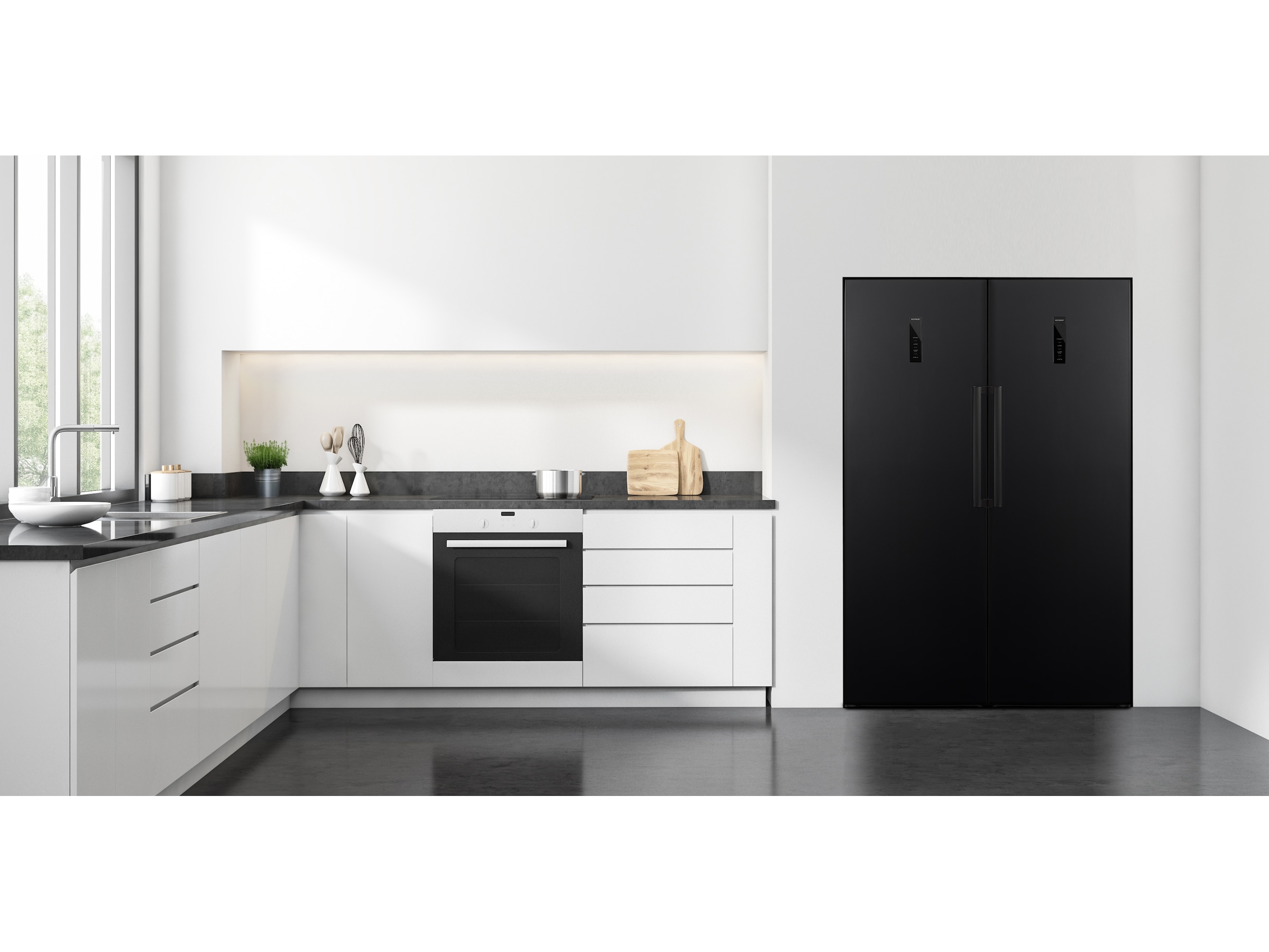 Avant FZR185DI1 fryseskap (sort) Fryseskap